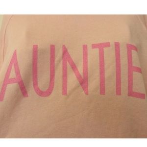 Show Me Your Mumu Coulter Sweatshirt Pink Auntie Graphic Small